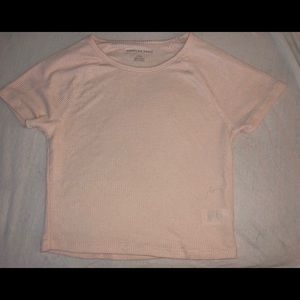American Eagle soft pink shirt small